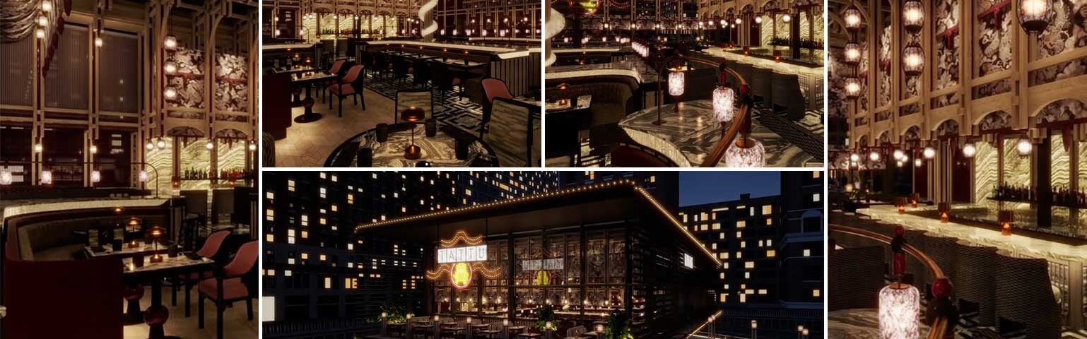 Tattu London Halal Restaurant Canary Wharf