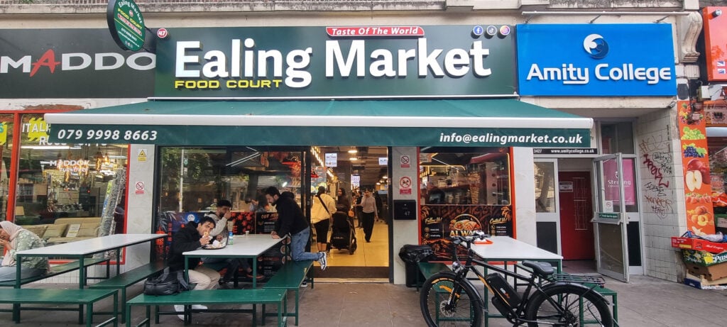 Ealing Market Halal fast food Ealing Broadway Darbar