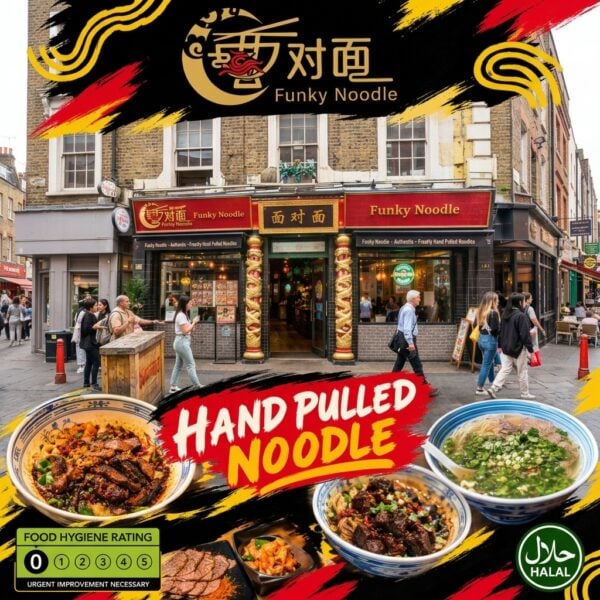 Funky Noodles Authentic Halal Chinese Noodles London Charing Cross