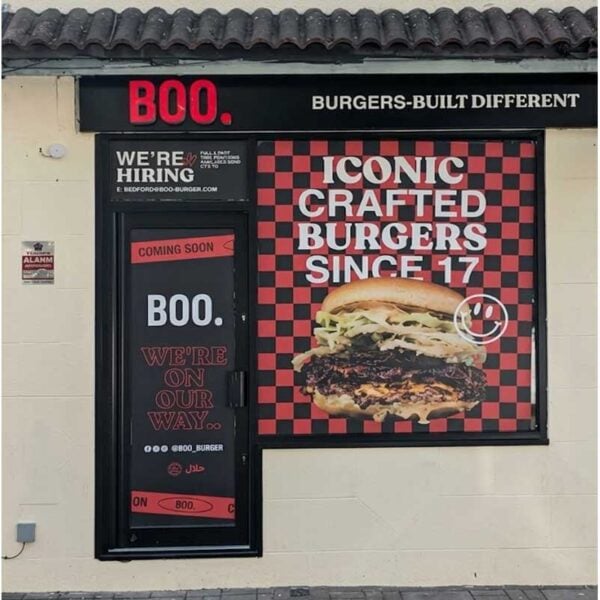 Boo Burgers Halal restaurant bedford