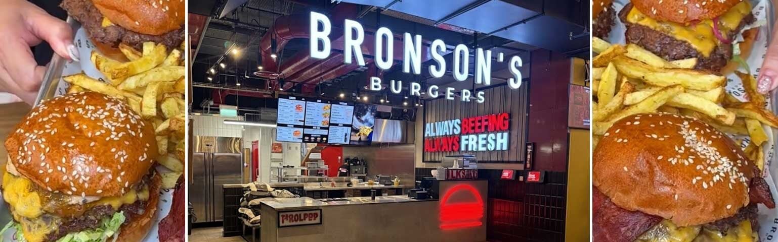 Bronson Burger Halal Restaurant Canary Wharf London