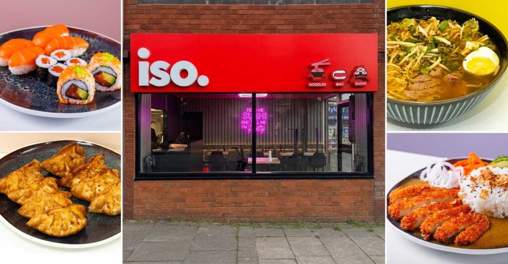 Iso Sushi Halal Restaurant Japanese Stafford Parkside Shopping
