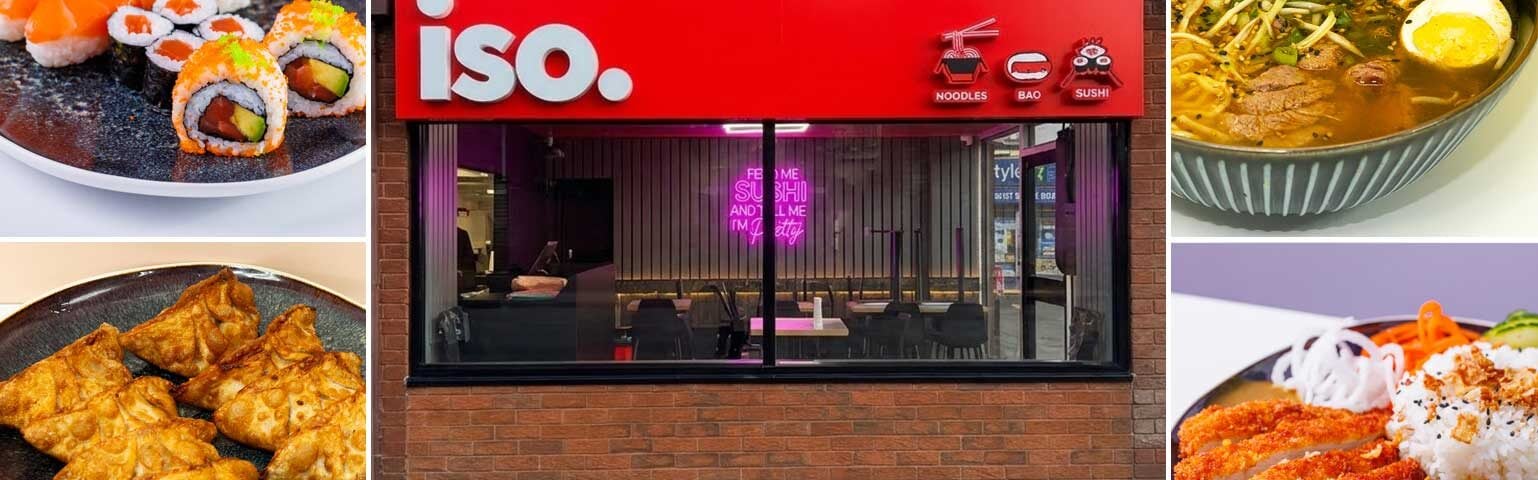 Iso Sushi Halal Restaurant Japanese Stafford Parkside Shopping