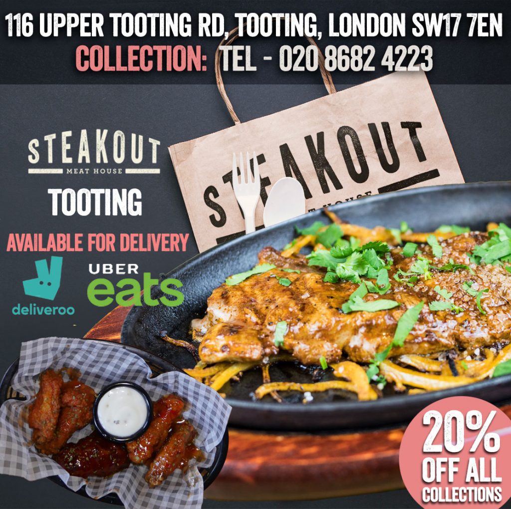 Steakout Tooting London Delivery Takeaway