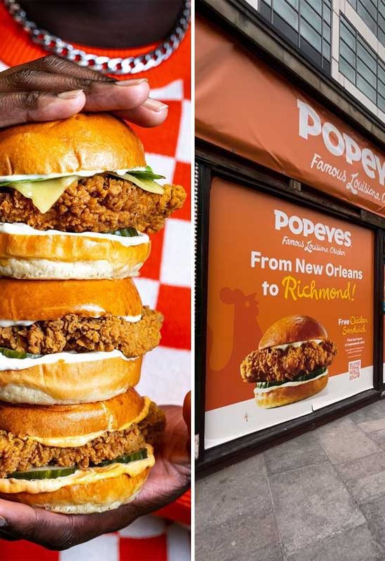 Free giveaways at Popeyes in London Richmond today Feed the Lion