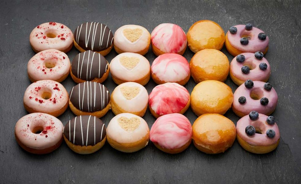 Dum Dum Doughnuts glazed donuts