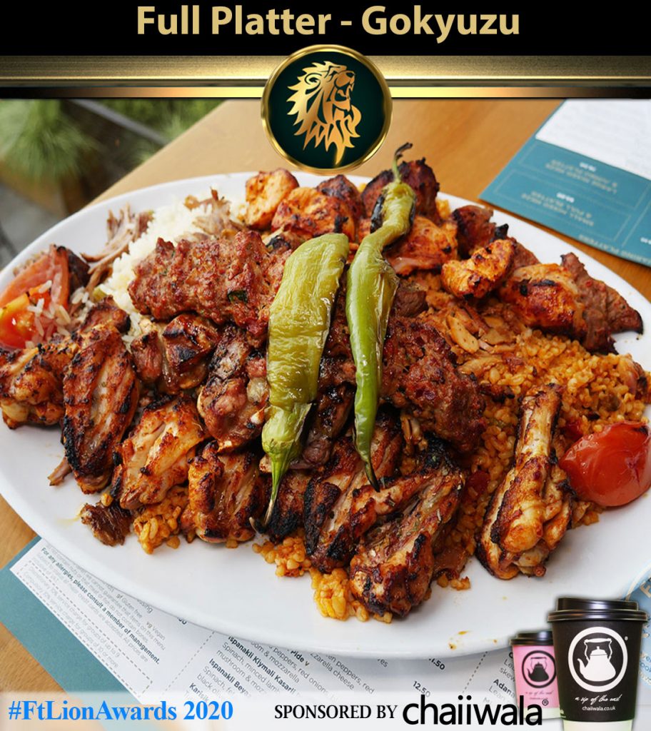 #FtLionAwards 2020 Grill of the Year shortlist Halal London restaurant