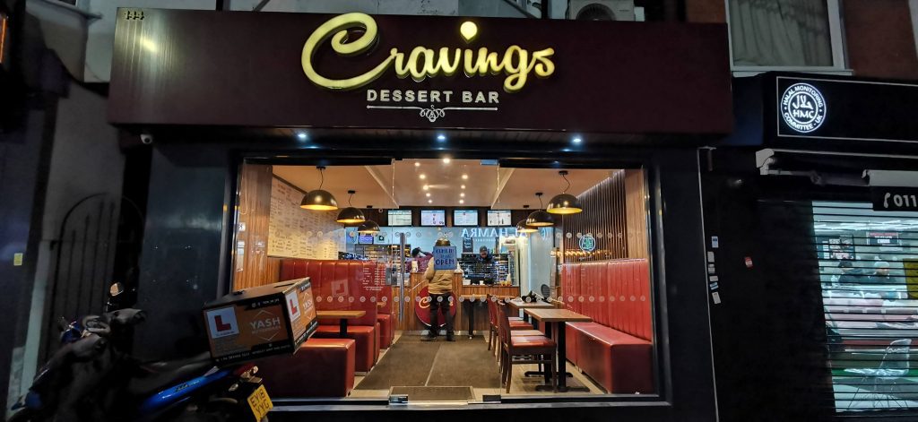 Cravinga Desserts Halal HMC Restaurants Evington Road Leicester