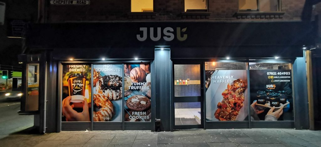 Just Desserts Cafe Halal HMC restaurants on Evington Road in Leicester