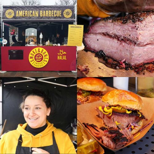 Smoke & Bones Halal Street Food Smoked Brisket Kerb London
