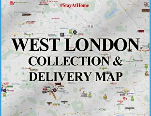 #StayAtHome West London collection & delivery map