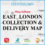 East London Collection & Delivery Map
