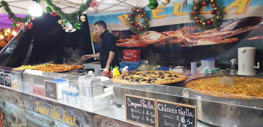 Uxbridge Halal Street Food Paella London Pavilion