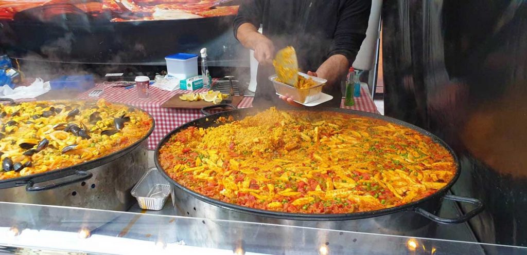 Uxbridge Halal Street Food Paella London Pavilion