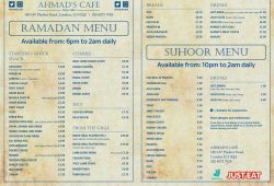 Ahmads Cafe Upton Park London Ramadan