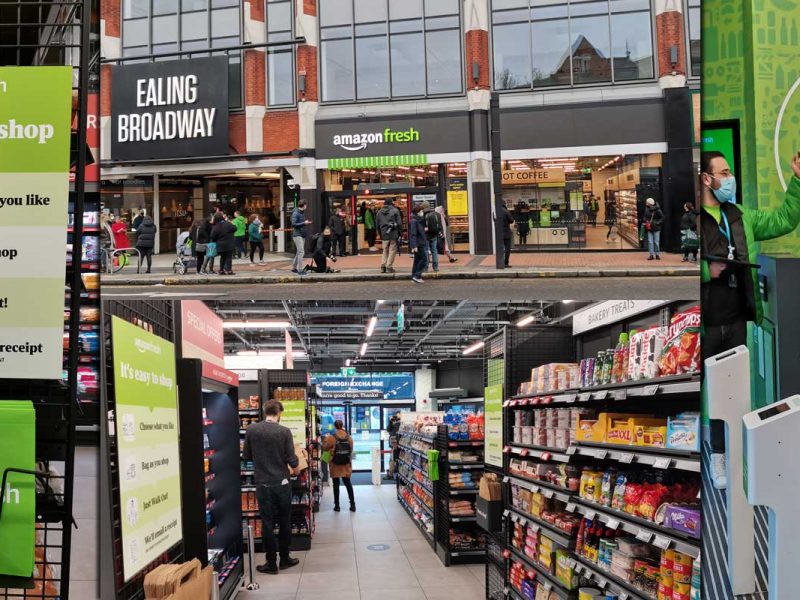 Amazon Fresh launch first UK store today in London Ealing Feed the Lion