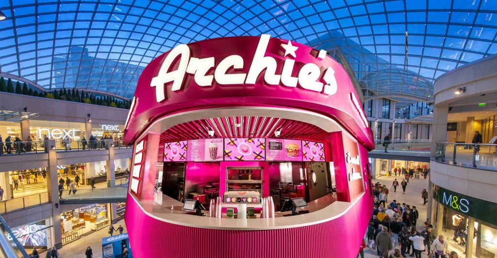 Archies Leeds Trinity Shopping Halal Burgers