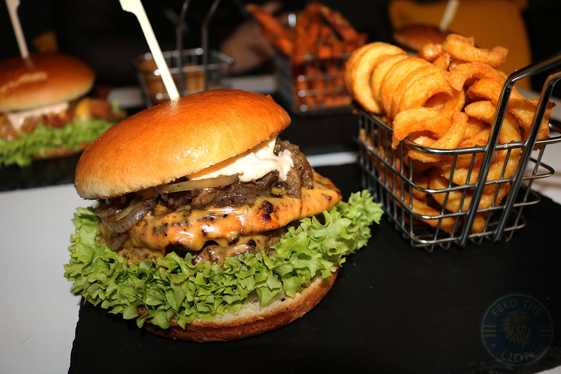 Bun & Slice Halal Manchester restaurant pizza burger Feed the Lion