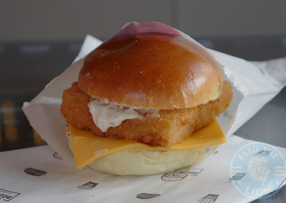 Fish Fillet with a Brioche Bun