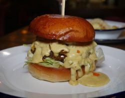 Beef & Birds Halal burger restaurant Spitalfields London Brick Lane