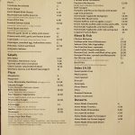 menu Bella Cosa Halal Italian Canary Wharf London restaurant