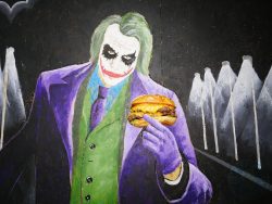 Joker batman Bradford Burgerize Halal burger takeawy delivery restaurant