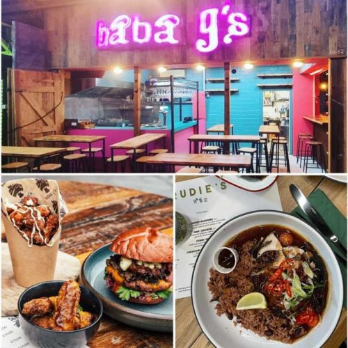 Baba G's Burgers Rudie's Jerk Shack Caribbean Halal Broadway Market Tooting London