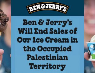 Ben & Jerry's Ice Cream Occupied Palestine Palestinian Territory Israel Boycott