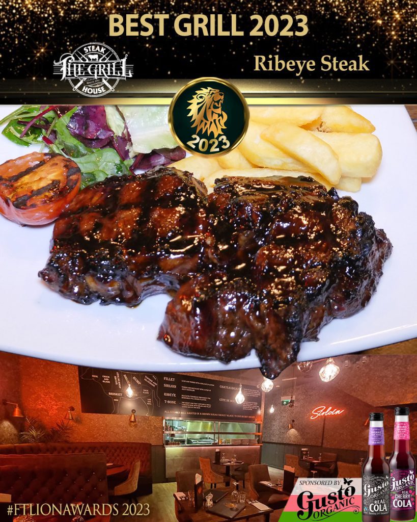 bestgrillribeyethegrillsteakhouse FtLionAwards 2023 Restaurant of the Year Award winners