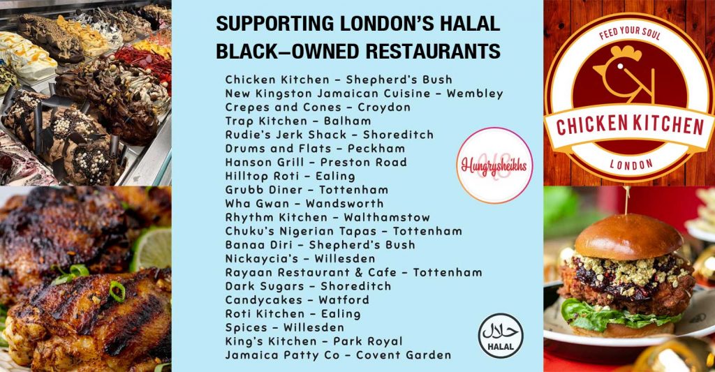 Black Lives Matter Hungry Sheikhs Support London Businesses