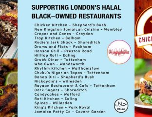 Black Lives Matter Hungry Sheikhs Support London Businesses