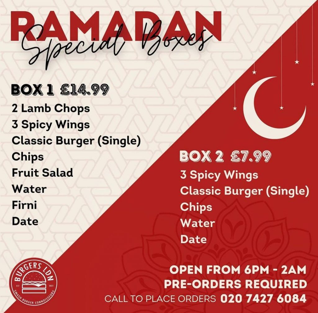 Burgers LDN London Smash Halal Dark Kitchen