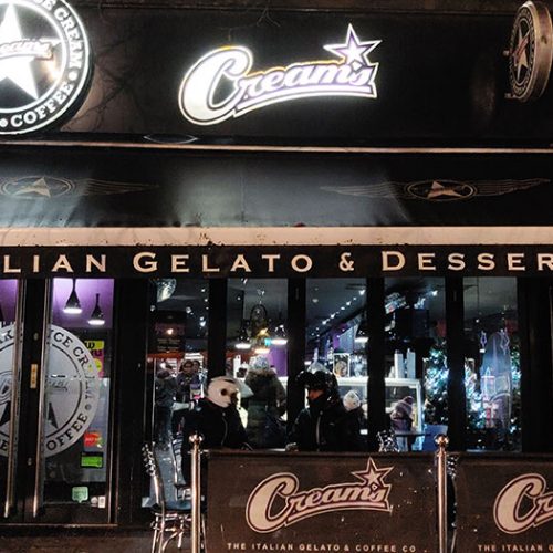 waffle Creams dessert restaurant Ealing Broadway Ice Cream