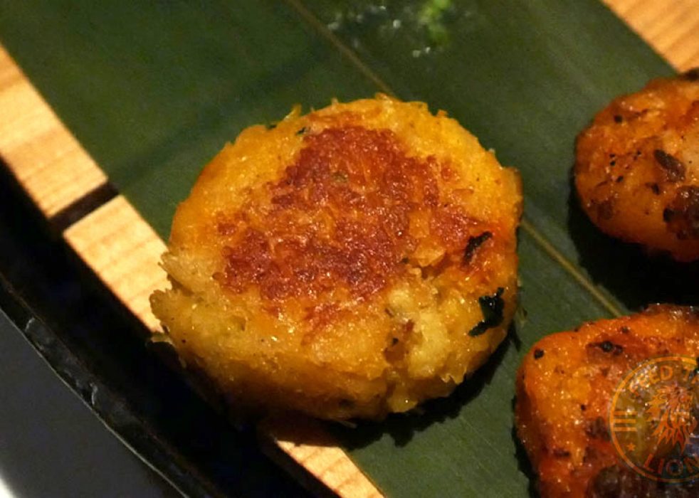 Fisherman’s Catch – pepper shrimp, crab cake, fish cafreal and grilled scallop, £16.00