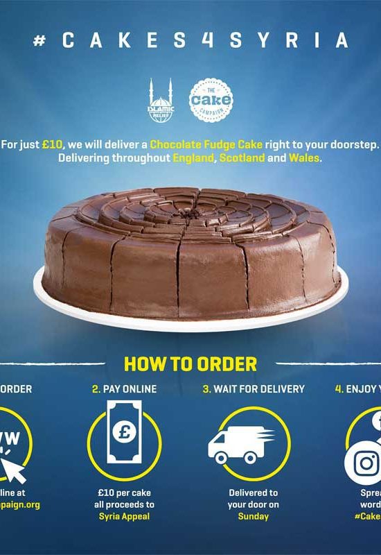 Cakes4Syria ‘Sell Cakes Save Lives’ campaign Feed the Lion