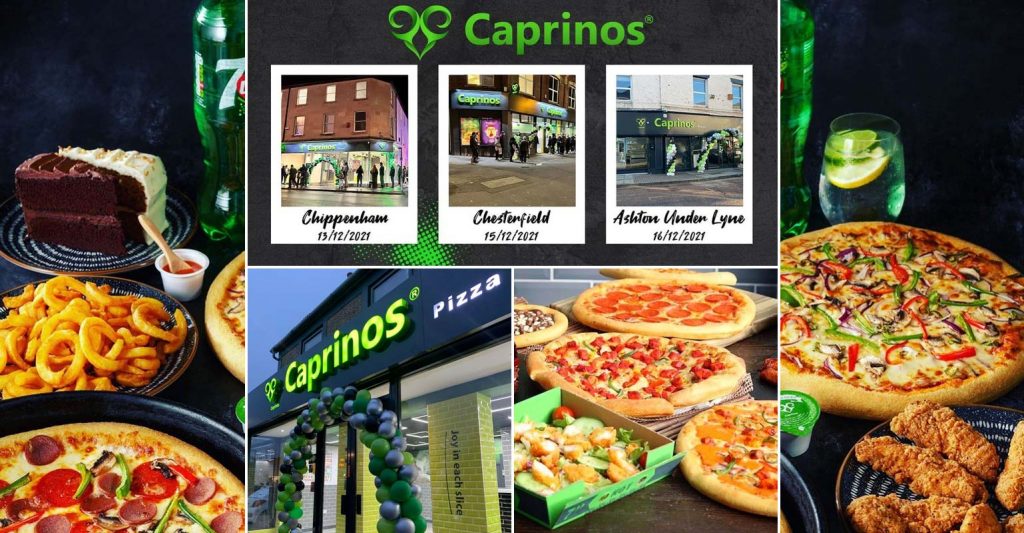 Caprinos Halal Italian Pizza Chesterfield Ashton-under-Lyne