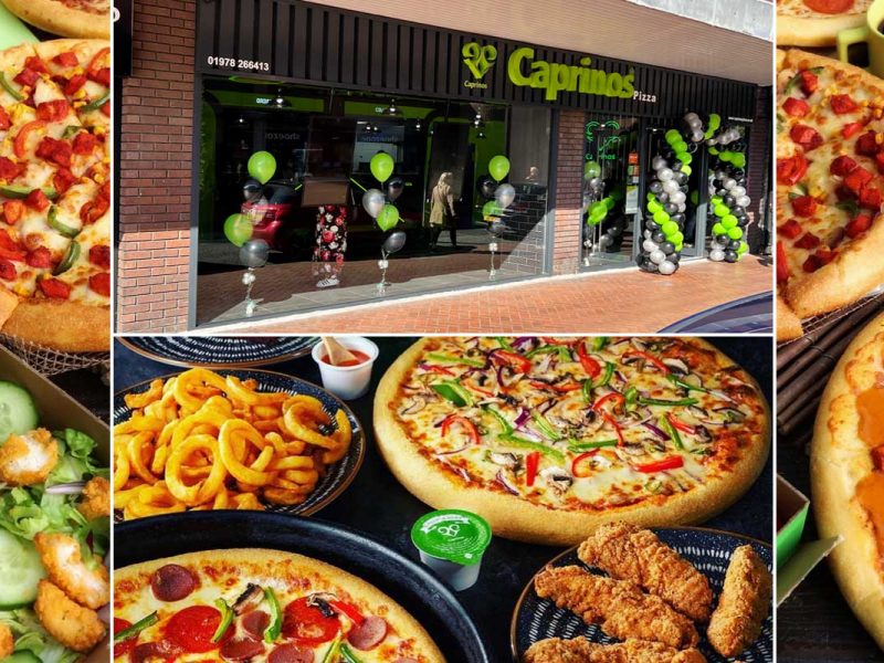 Caprinos Pizza Halal Restaurant Wales Wrexham