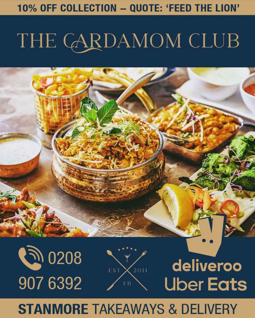 The Cardamom Club Stanmore delivery
