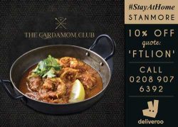 The Cardamom Club Stanmore London Delivery Takeaway