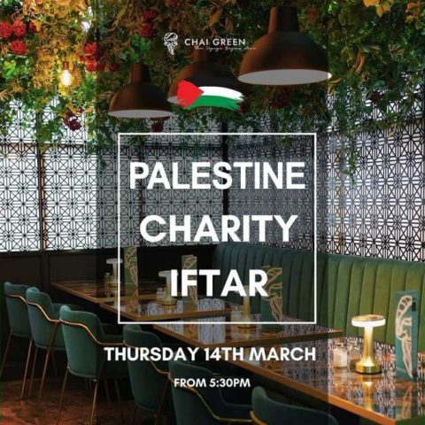 Chai Green Palestine Charity Iftar Ramadan Cardiff Birmingham
