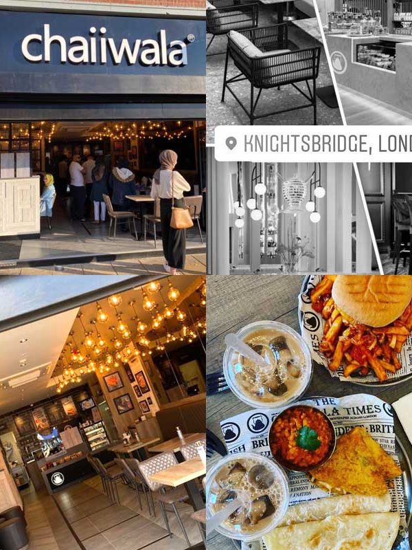 Are Chaiiwala going posh after opening in Kingsbury today? Feed the Lion