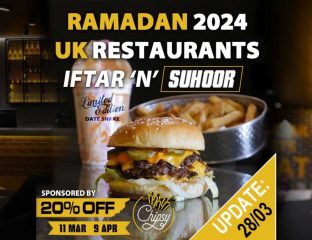 Ramadan 2024 UK restaurants Iftar 'n' Suhoor Chipsy London Pinner Restaurant