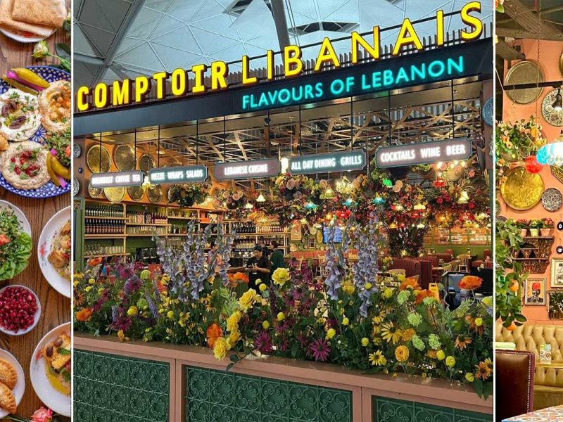 Comptoir Libanais Halal Lebanese Restaurant Stansted Airport