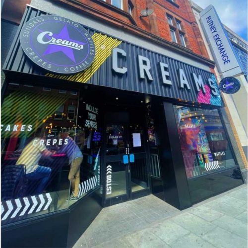 Creams cafe Halal Desserts London