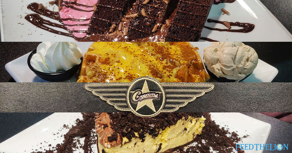 waffle Creams dessert restaurant Ealing Broadway Ice Cream Feed the Lion