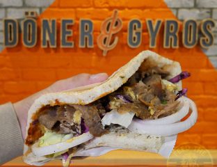 Doner and Gyros Halal fast food Canary Wharf, London