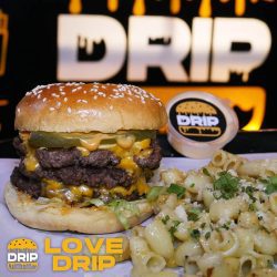 Drip Burger fries desserts Halal Manchester restaurant