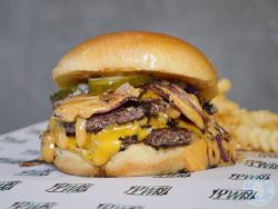 DwnTwn Leicester Halal burger pizza restaurant Evington Road Food Tour 2023