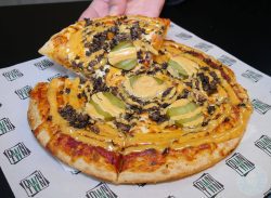 DwnTwn Leicester Halal burger pizza restaurant Evington Road Food Tour 2023