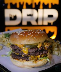 Drip Burger fries desserts Halal Manchester restaurant